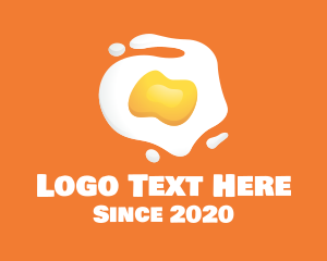Yolk - Sunny Side Up Egg logo design