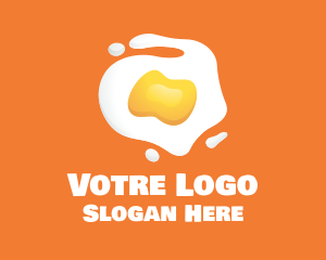 Sunny Side Up Egg Logo