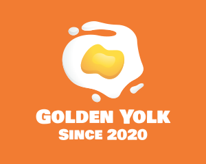 Yolk - Sunny Side Up Egg logo design