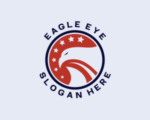 Patriotic Politician Eagle logo design