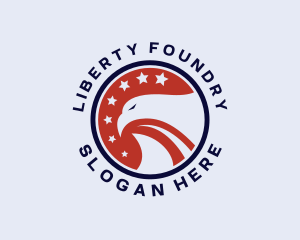 Patriotic - Patriotic Politician Eagle logo design