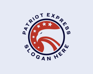 Patriotic Politician Eagle logo design