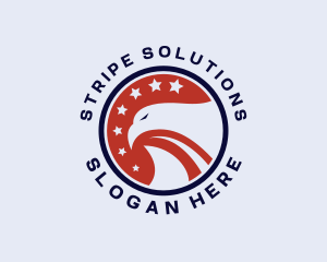 Patriotic Politician Eagle logo design