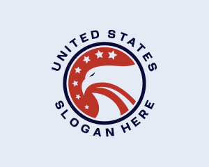 Patriotic Politician Eagle logo design