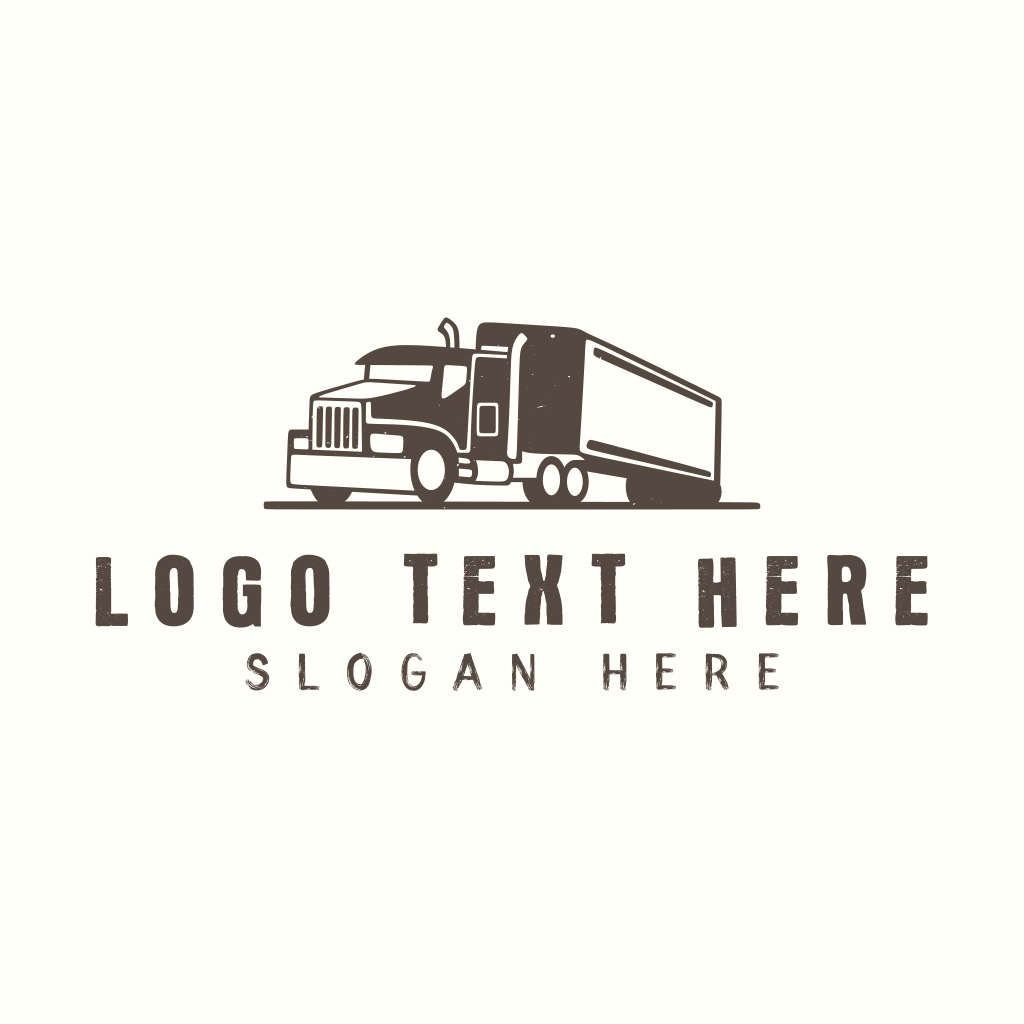 Trucking Transport Logistic Logo 