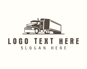 Logistic - Trucking Transport Logistic logo design