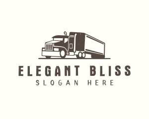 Trucking Transport Logistic Logo