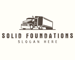 Trucking Transport Logistic Logo