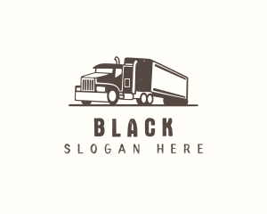 Forwarding - Trucking Transport Logistic logo design