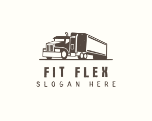 Freight - Trucking Transport Logistic logo design