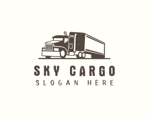 Trucking Transport Logistic logo design