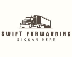 Trucking Transport Logistic logo design