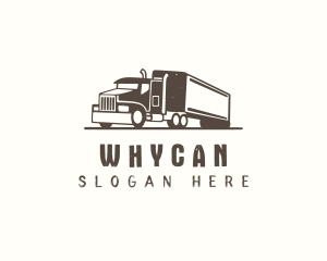 Truck - Trucking Transport Logistic logo design