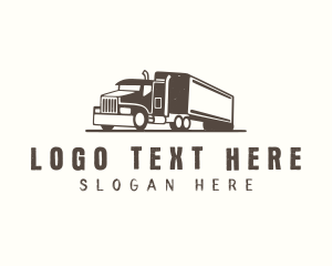 Trading - Trucking Transport Logistic logo design