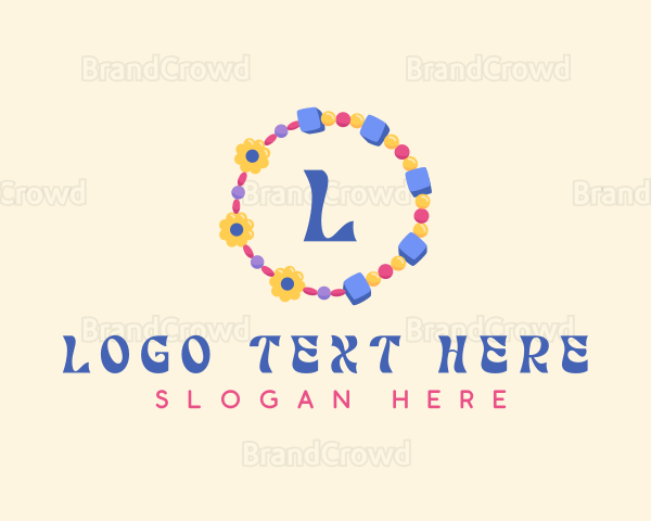 Fashion Bracelet Beads Logo