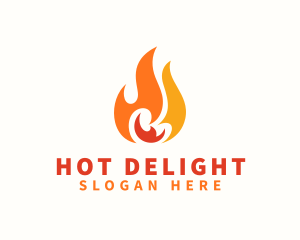 Blazing Thermal Fire logo design