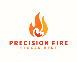 Blazing Thermal Fire logo design