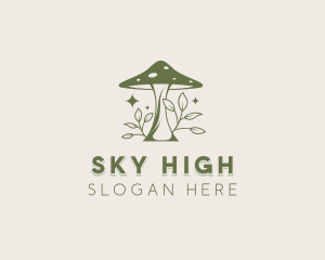 Fungus - Organic Mushroom Gardening logo design