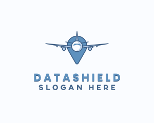 Airplane Travel Navigation Logo