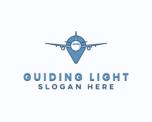 Airplane Travel Navigation logo design