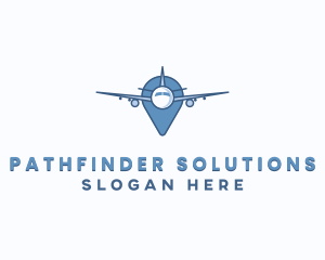 Airplane Travel Navigation logo design