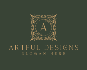 Ornament Boutique Frame logo design