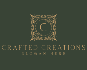 Ornament Boutique Frame logo design