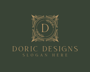 Ornament Boutique Frame logo design