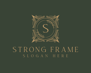 Ornament Boutique Frame logo design