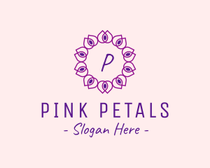 Flower Wellness Beauty Spa logo design