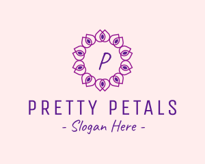 Flower Wellness Beauty Spa logo design