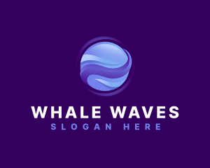 Globe Wave Digital logo design