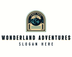 Adventure Mountain Peak logo design