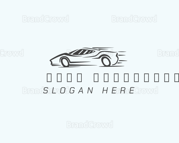 Auto Car Racing Logo