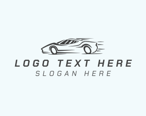 Supercar - Auto Car Racing logo design