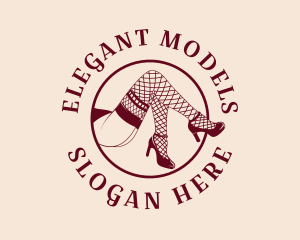 Modeling - Erotic Cabaret Stockings logo design