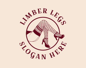 Legs - Erotic Cabaret Stockings logo design