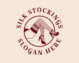 Stockings - Erotic Cabaret Stockings logo design