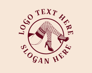 High Heels - Erotic Cabaret Stockings logo design