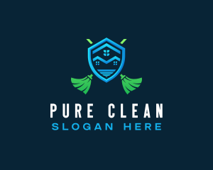 Cleaning Sanitation Tools logo design