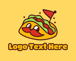 Burrito - Cute Taco Mascot logo design