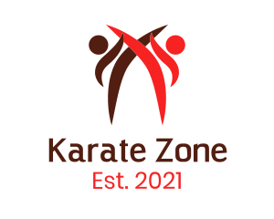 Karate - Karate Kick Battle logo design