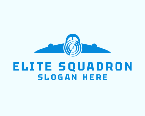 Squadron - Aircraft Transportation Aviation logo design