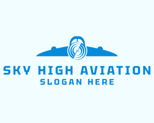 Aircraft Transportation Aviation logo design