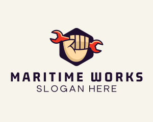 Maintenance Mechanic Handyman logo design