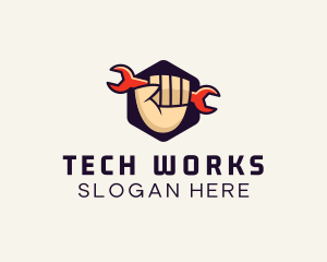 Maintenance Mechanic Handyman logo design