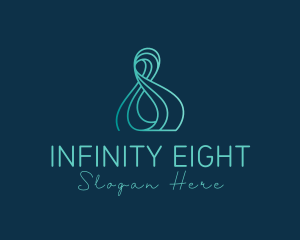 Eight - Infinity Wave Loop logo design