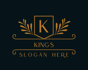 Royalty Wreath Hotel logo design