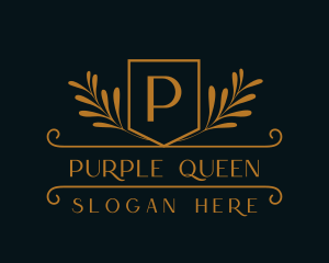 Royalty Wreath Hotel logo design