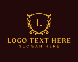 Classic - Luxury Floral Crest logo design